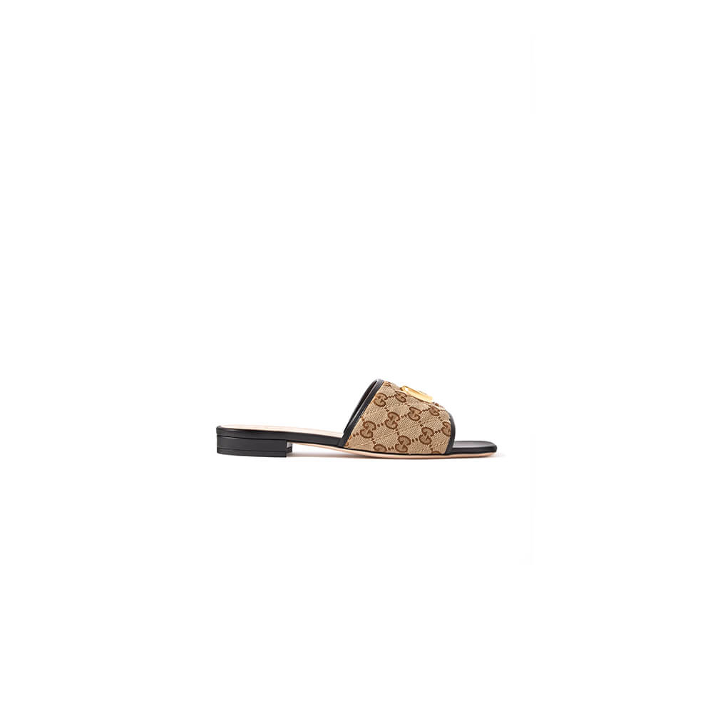 GUCCI Jolie GG Canvas Slides