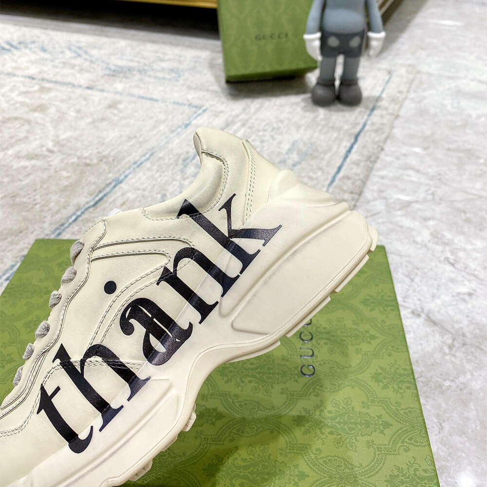 Gucci Rhyton  Think   Thank  Sneaker
