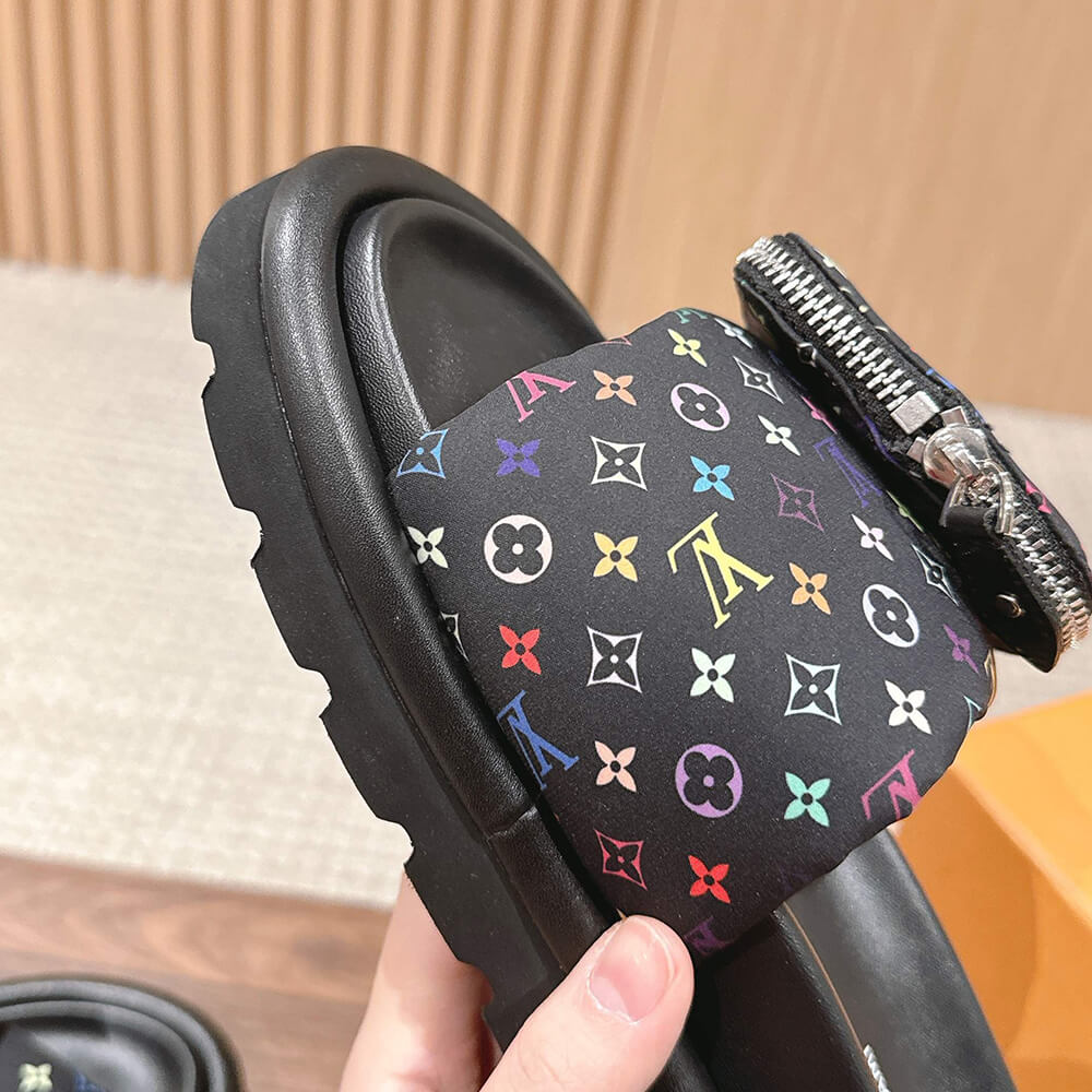 LV x TM Pool Pillow Flat Comfort Mule