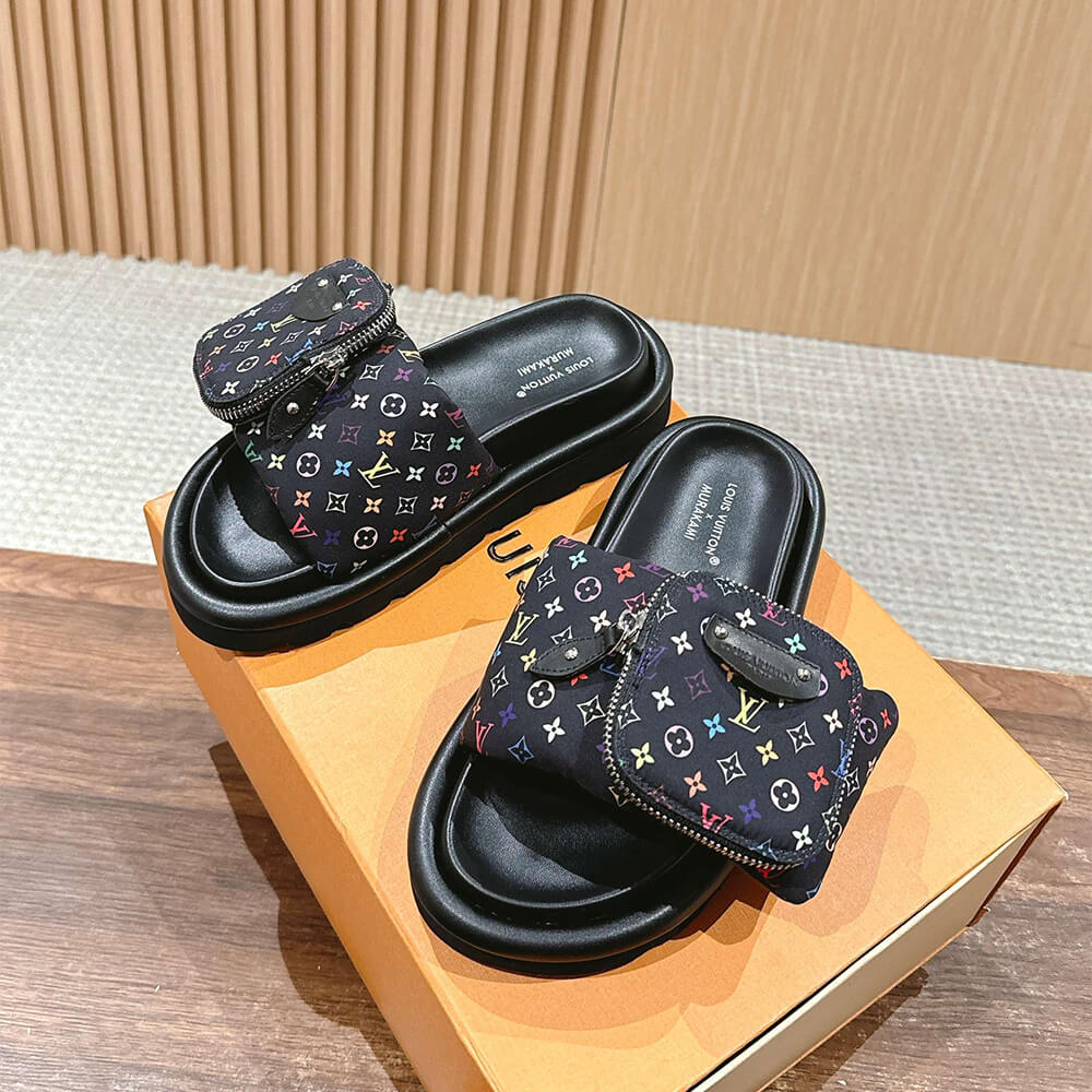 LV x TM Pool Pillow Flat Comfort Mule