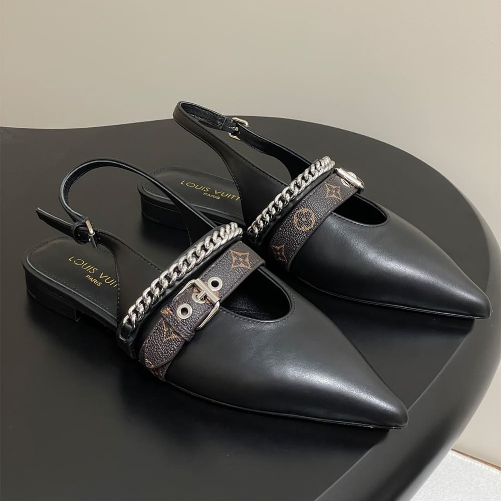 LV Vibe slingback ballet flats