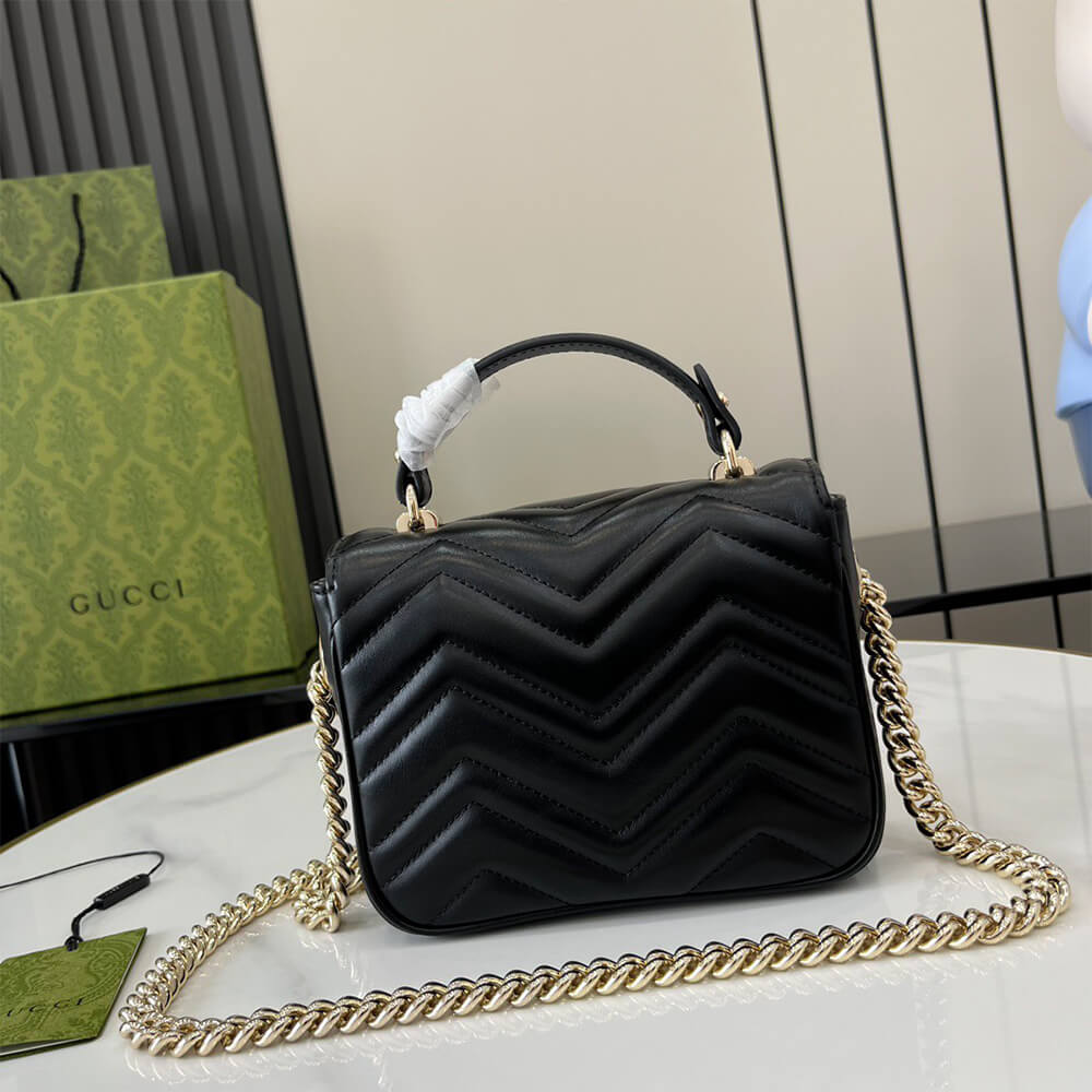 GG Marmont mini top handle bag