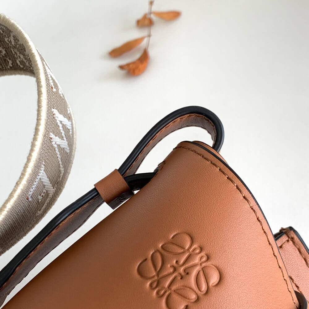 Small Gate Dual bag in soft calfskin and jacquard(HIGH-END Grade)