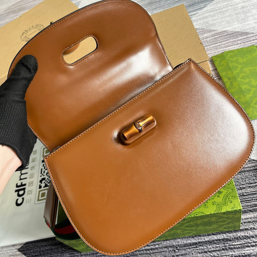 GUCCI BAMBOO 1947 MEDIUM TOP HANDLE BAG