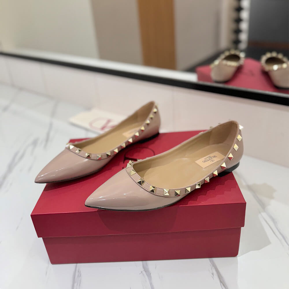 VALENTINO ROCKSTUD BALLET FLAT