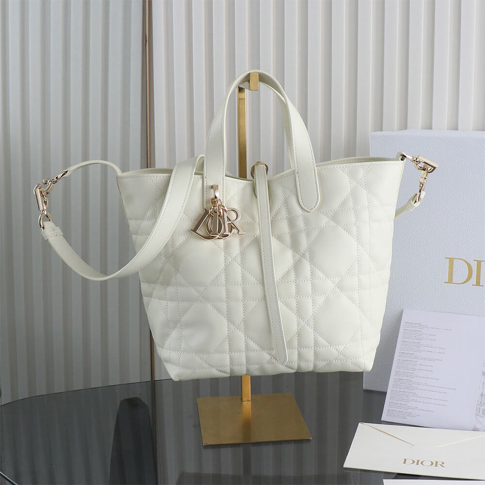 Medium Dior Toujours Vertical Tote Bag(high-end grade)