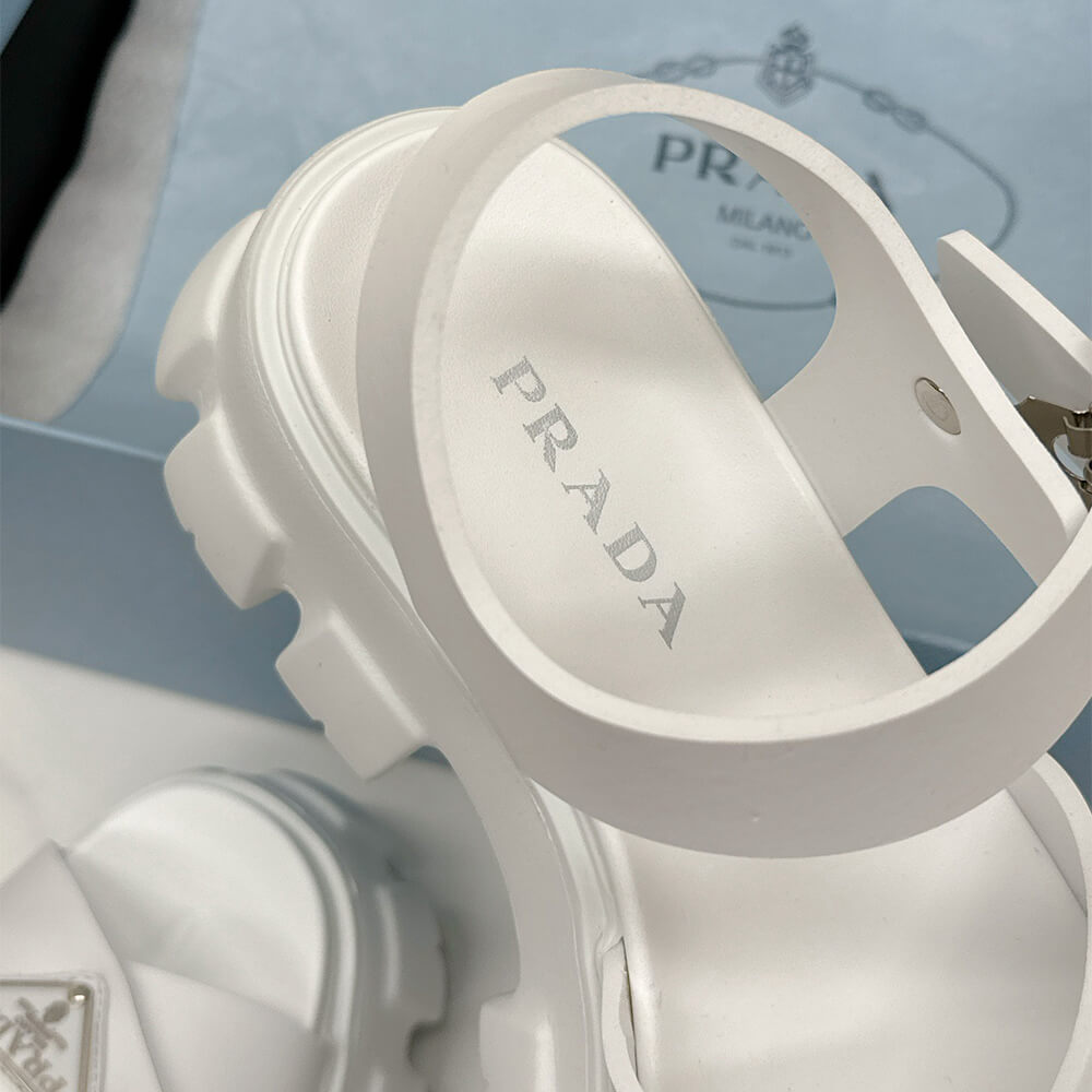 PRADA Monolith rubber sandals