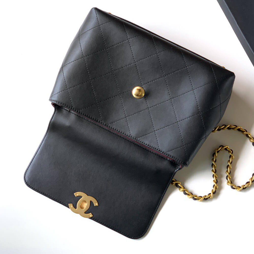 Chanel Large Flap Bag With Top Handle(HIGH-END GRADE)