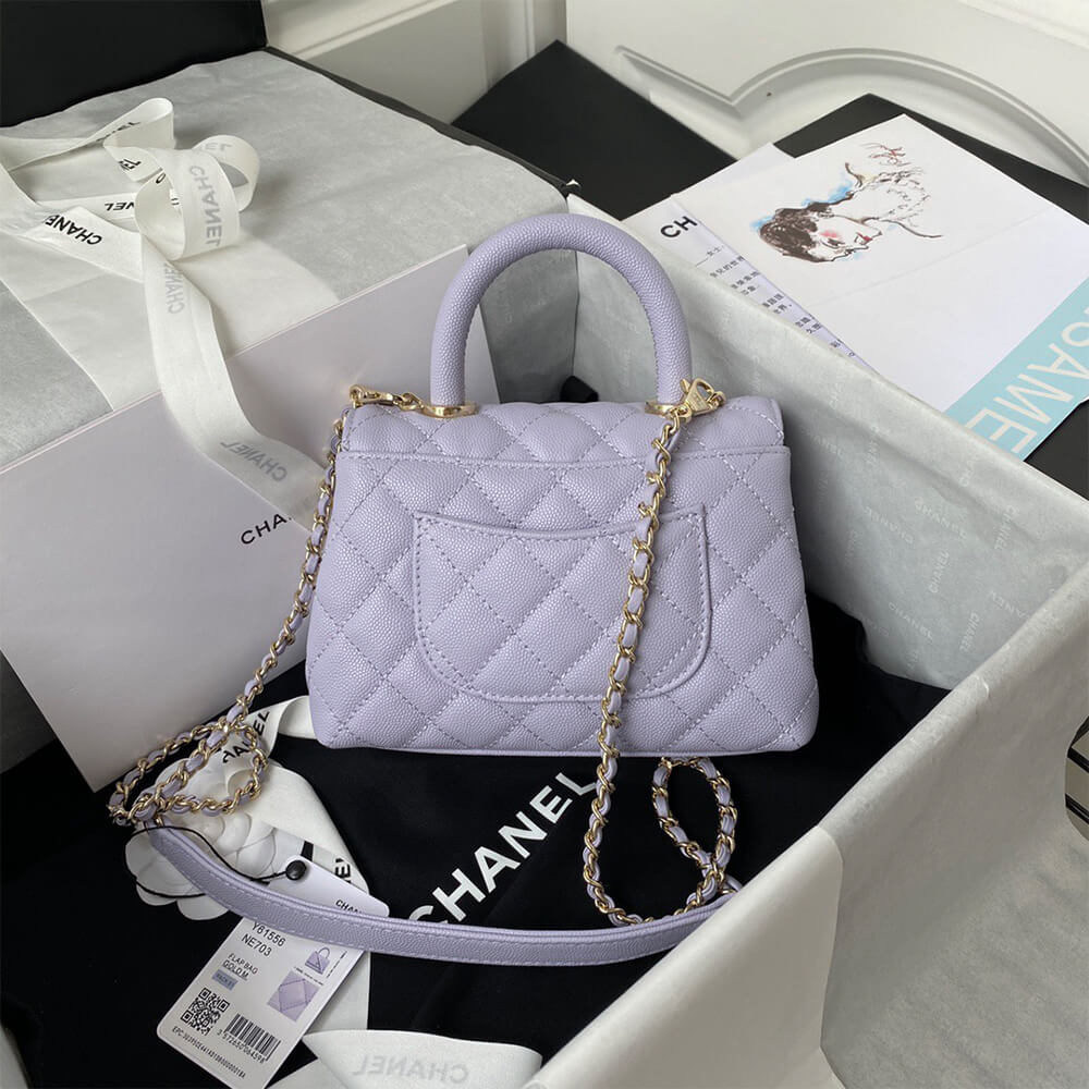 Chanel MINI COCO Handle Bag(HIGH-END GRADE)
