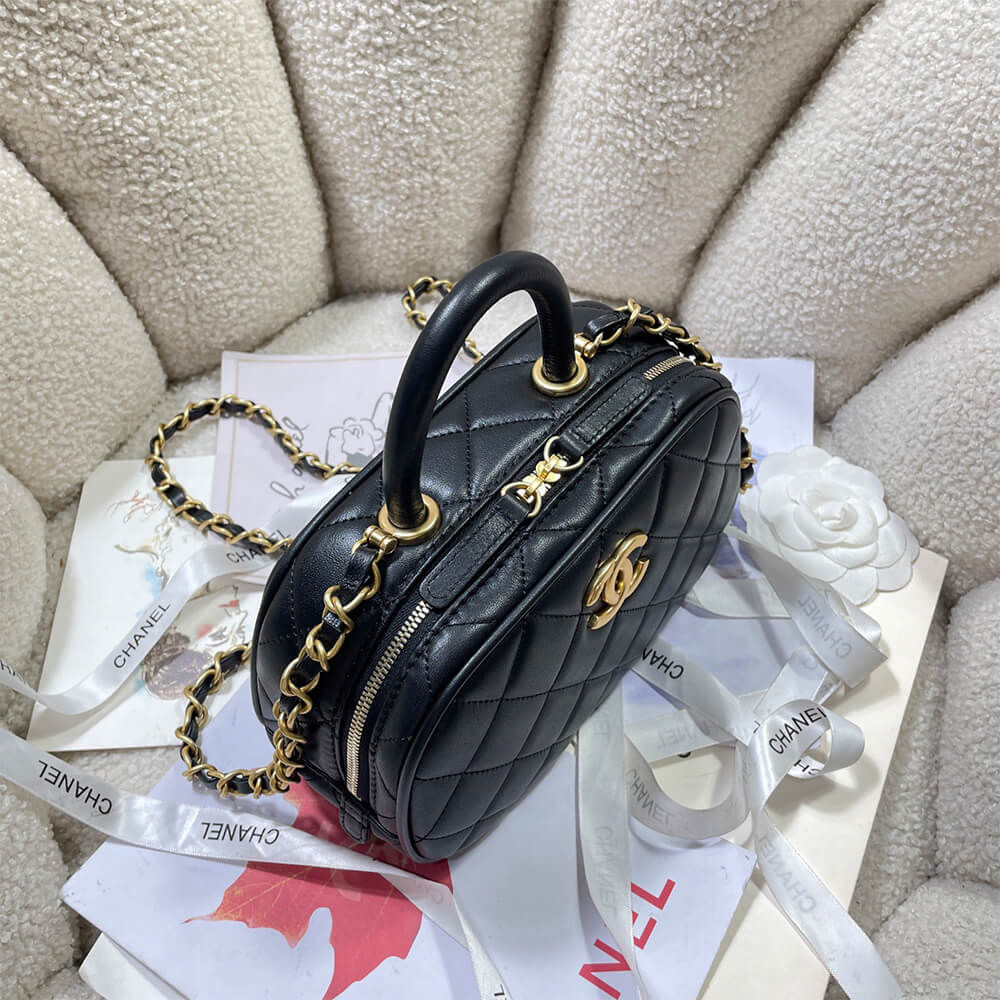CHANEL Mini Bowling Bag(HIGH-END GRADE)