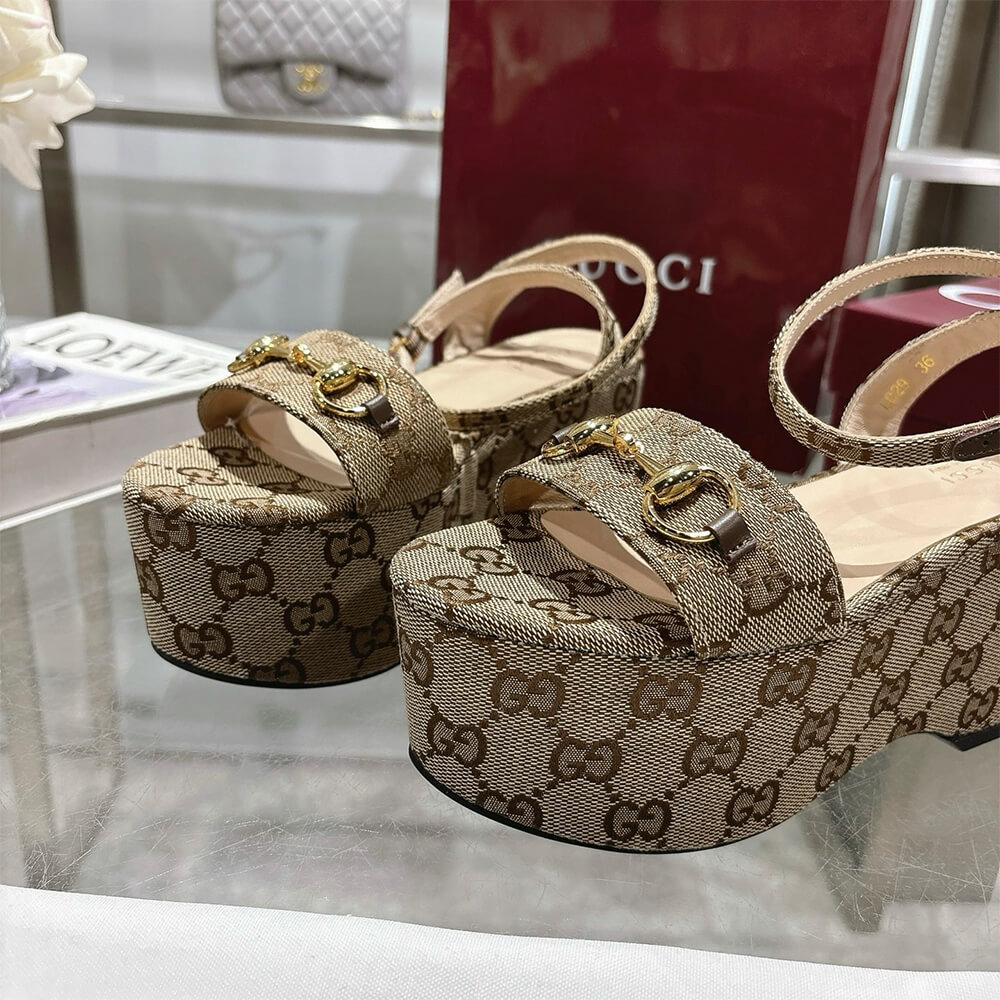 GUCCI Women s Horsebit flatform sandal