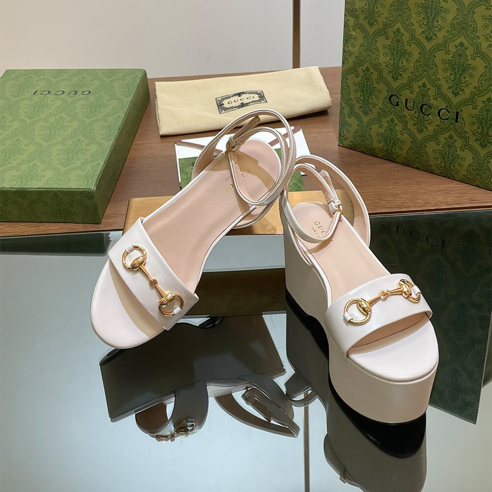 GUCCI Women s Horsebit flatform sandal