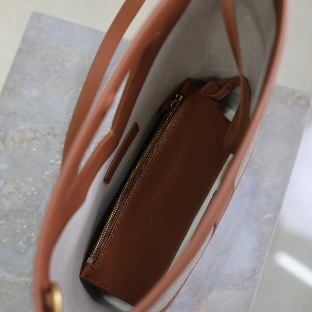 YSL Y small bucket in canvas and leather(HIGH-END GRADE)