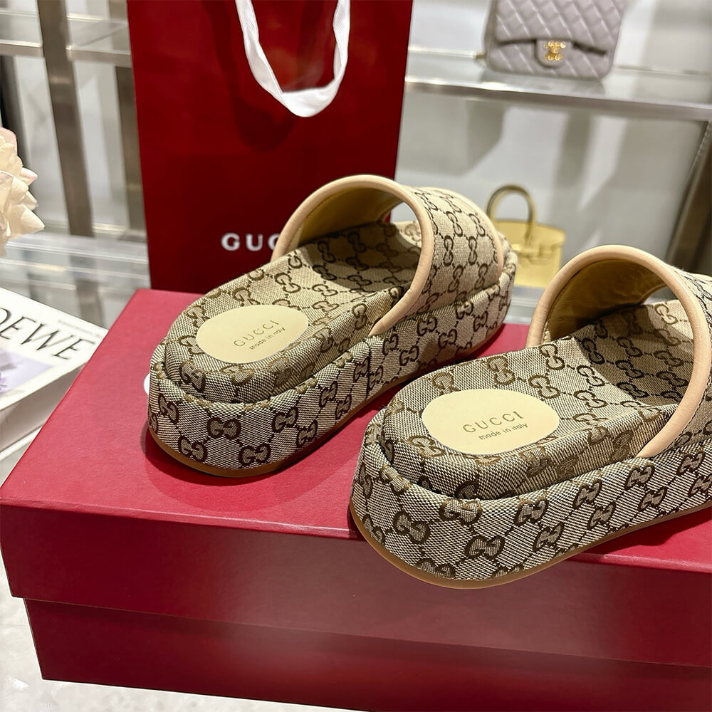GUCCI Women s GG platform sandal
