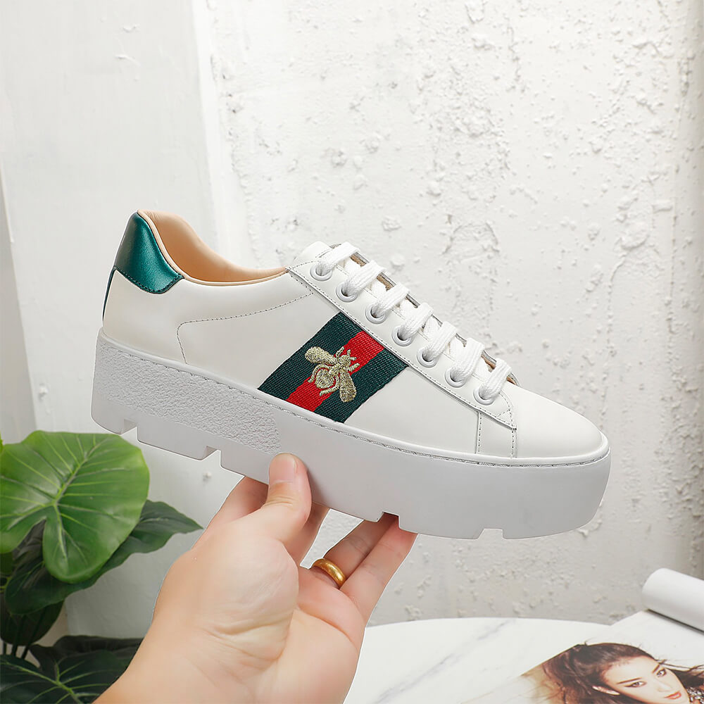 Women s Ace embroidered platform sneaker