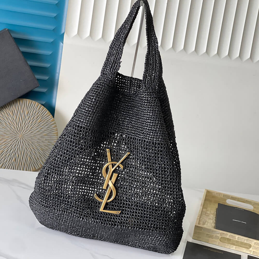 SAINT LAURENT icare in raffia(HIGH-END GRADE)