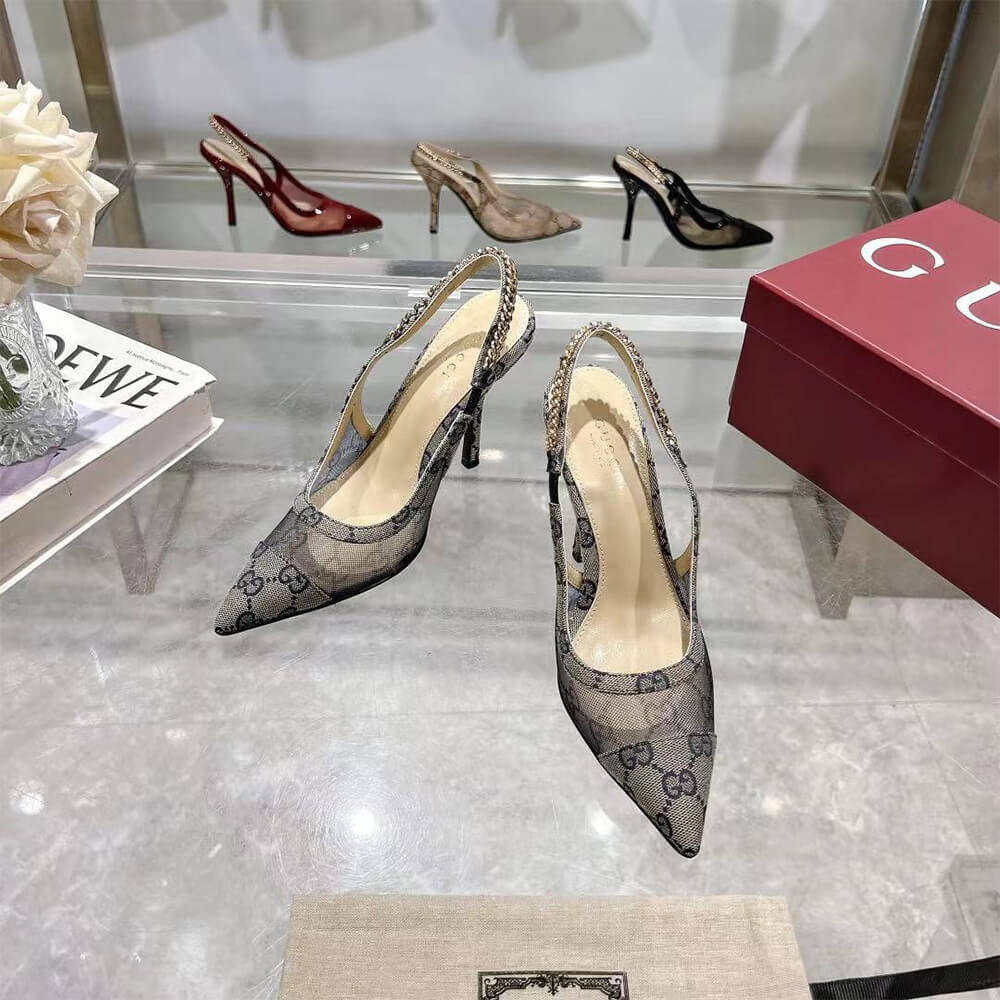 Gucci Signoria slingback pump