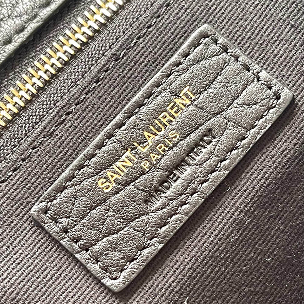 YSL Calypso large in grained lambskin