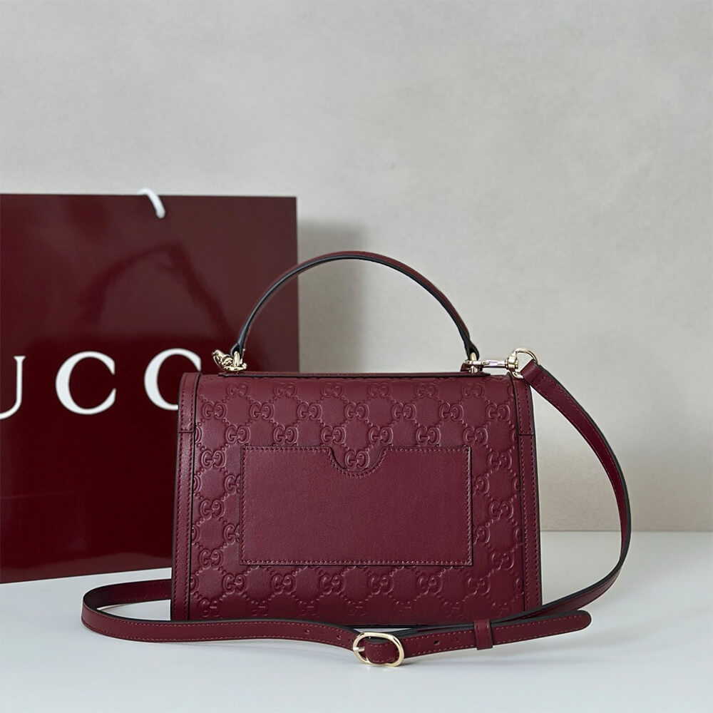 Gucci Padlock medium top handle bag