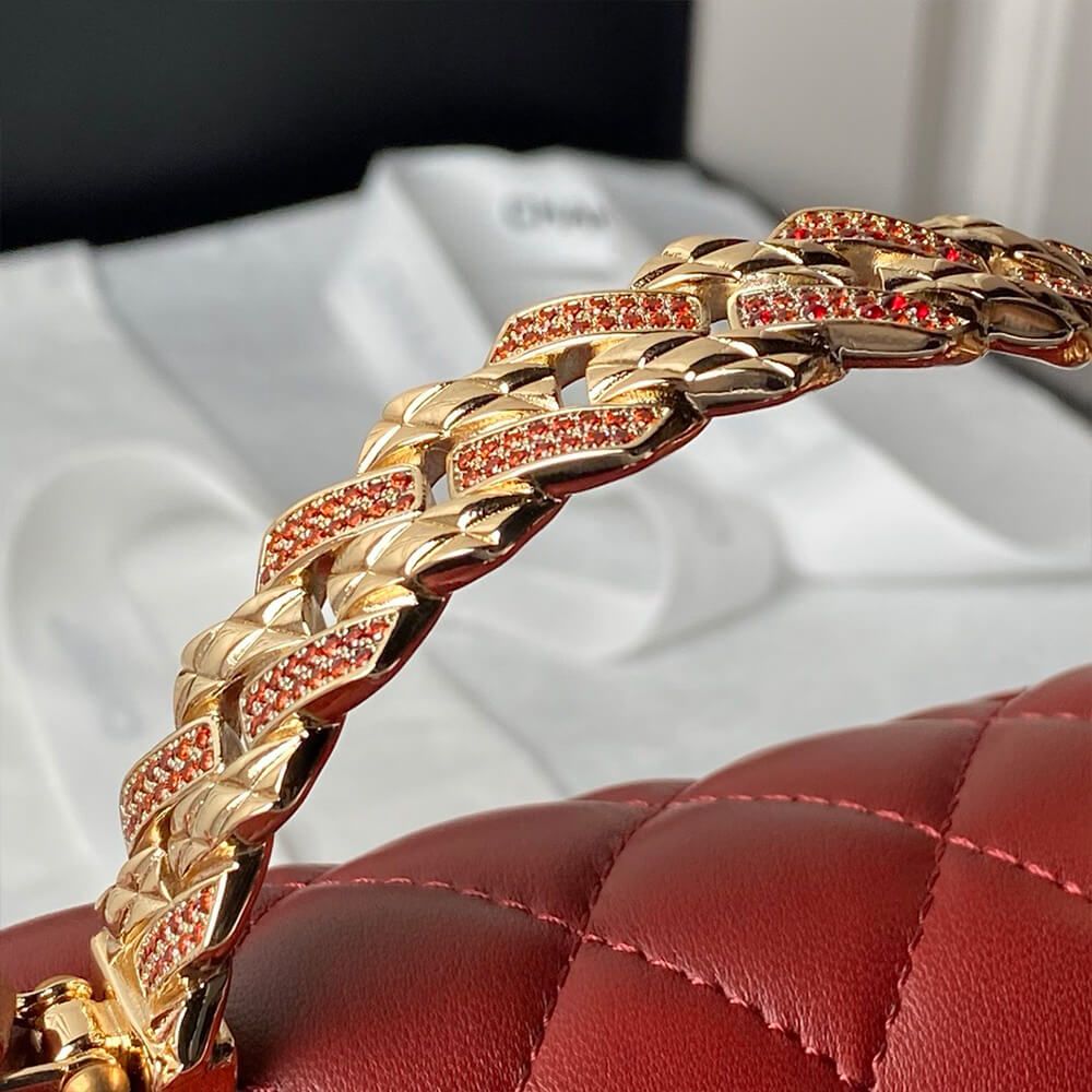 CHANEL Mini Flap Bag with Top Handle