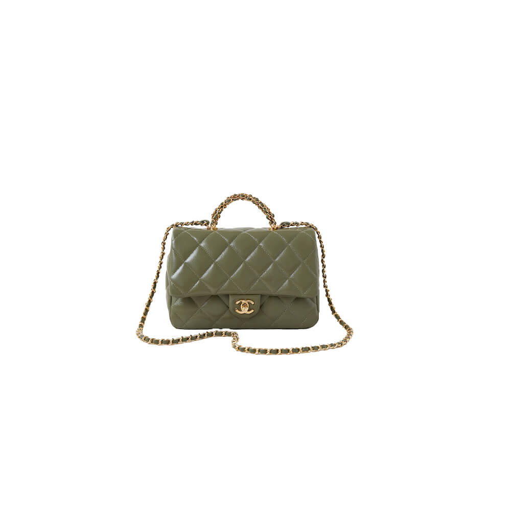 CHANEL Flap Bag with Top Handle