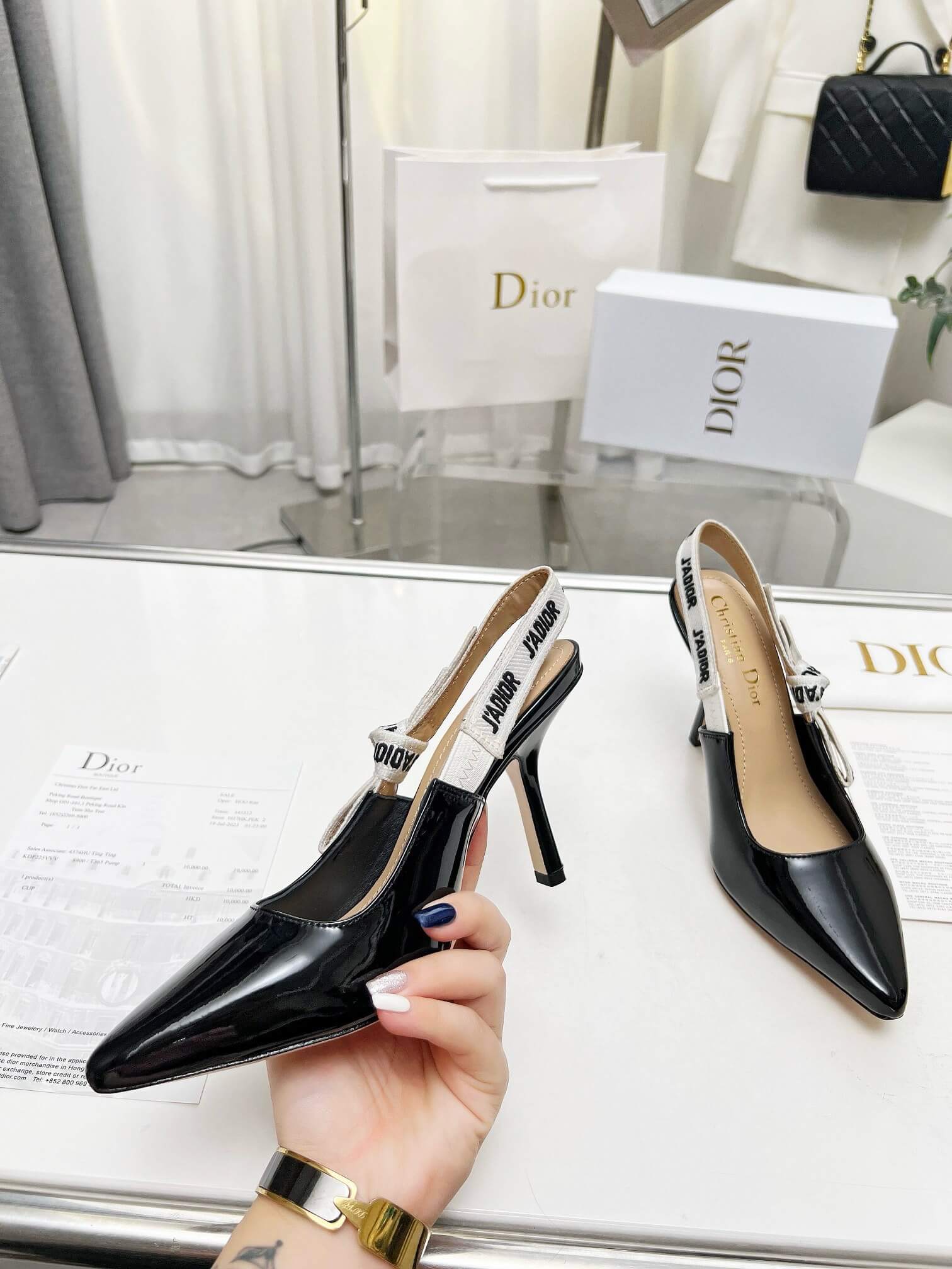 J Adior Slingback Pump