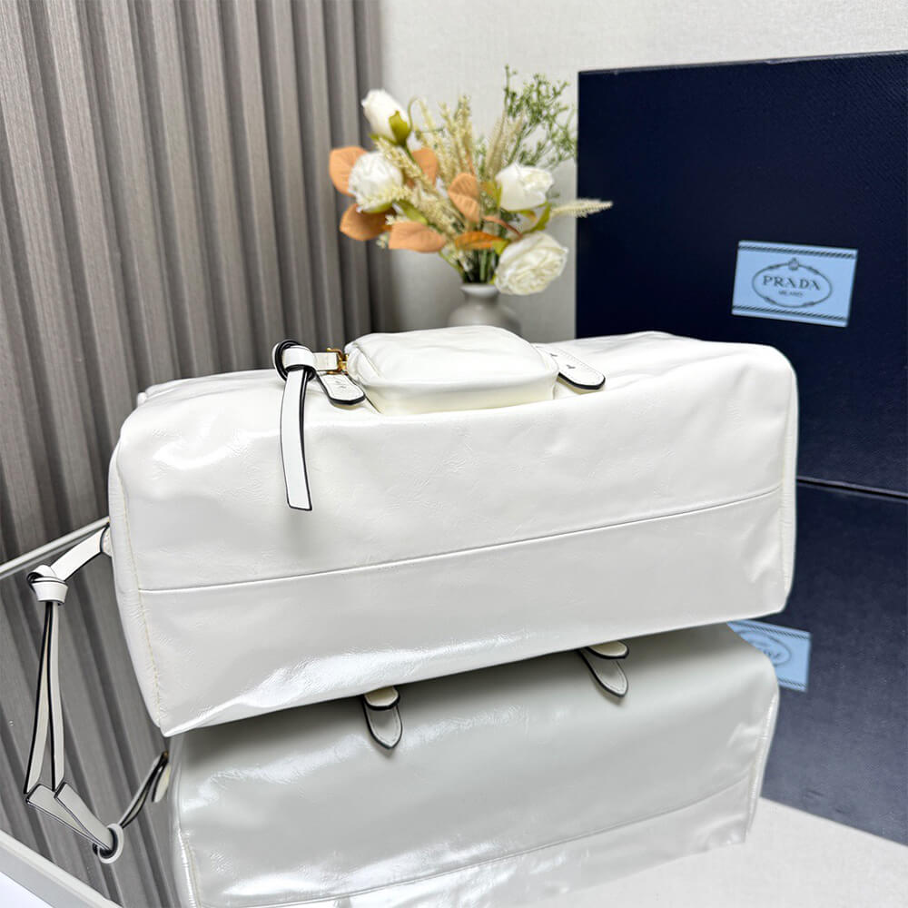 Prada Dangle medium leather top-handle bag(HIGH-END GRADE)