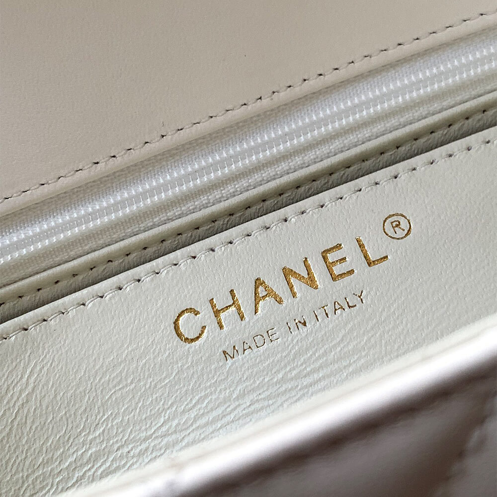 Chanel Mini Flap Bag with Top Handle(HIGH-END GRADE)