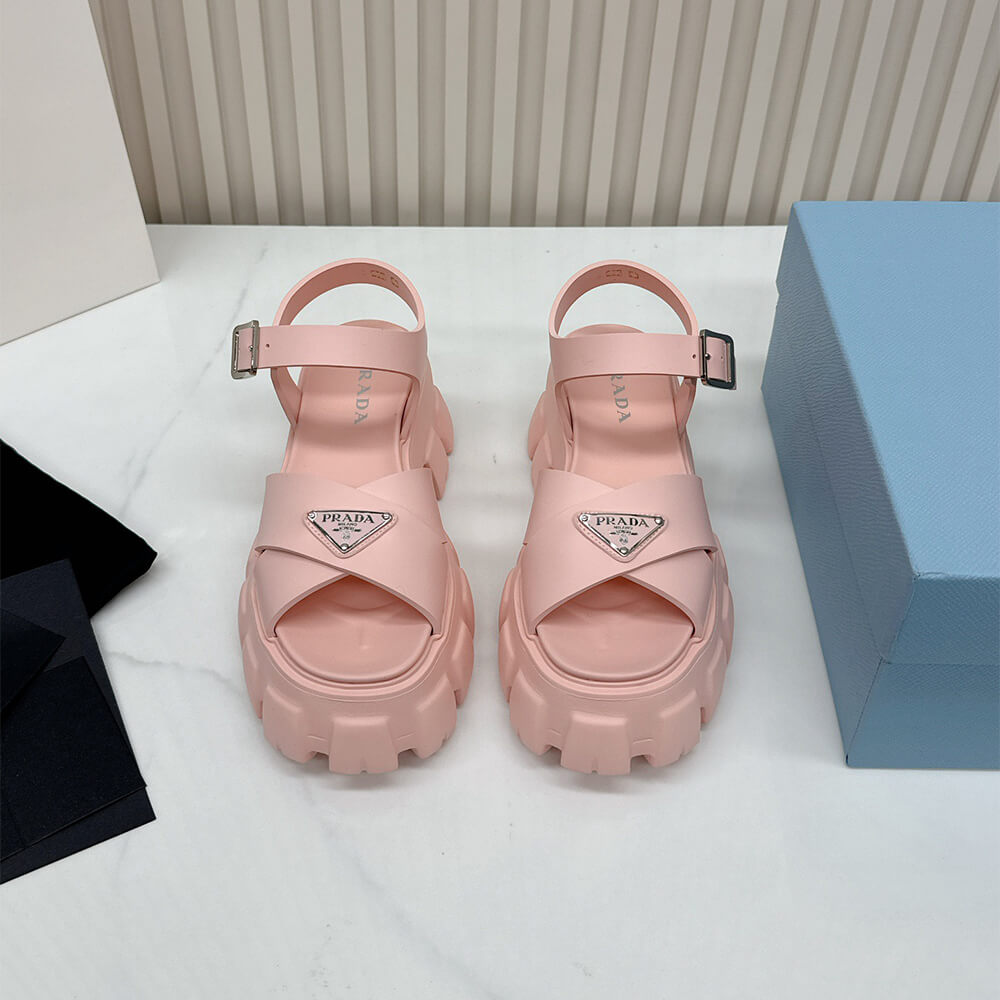 PRADA Monolith rubber sandals