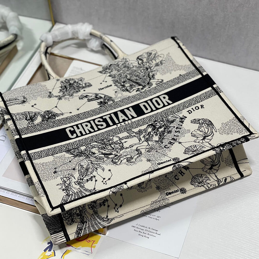 LARGE DIOR BOOK TOTE